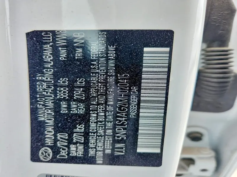 2021 HYUNDAI ELANTRA SEL  
