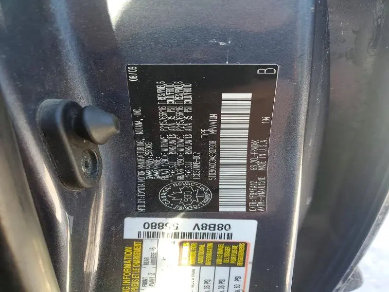 2010 TOYOTA SIENNA CE  