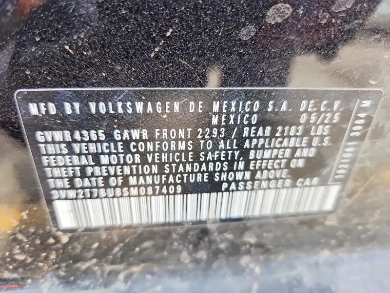2025 VOLKSWAGEN JETTA GLI AUTOBAHN  