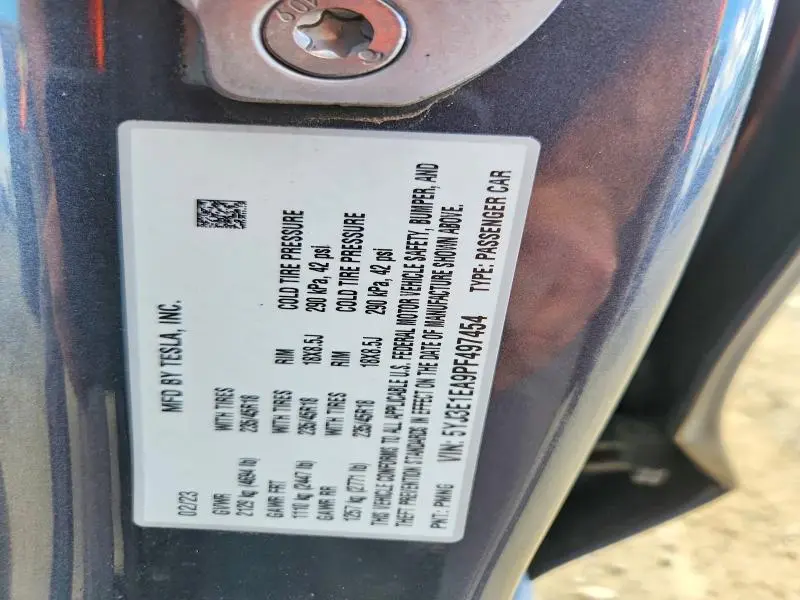 2023 TESLA MODEL 3   