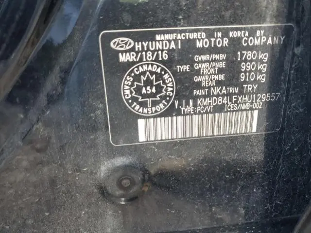 2017 HYUNDAI ELANTRA SE  