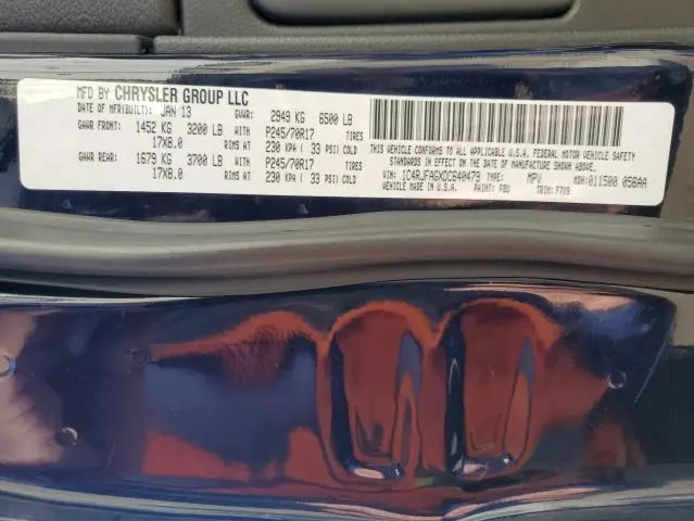 2013 JEEP GRAND CHEROKEE LAREDO  