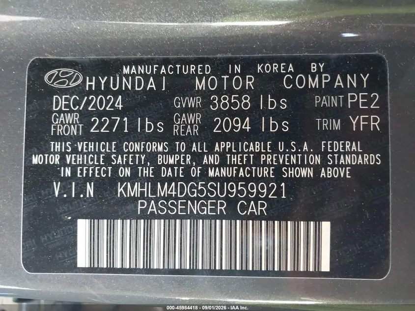 2025 HYUNDAI ELANTRA SEL SPORT