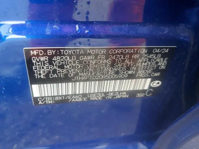 2024 LEXUS IS 500 F SPORT  