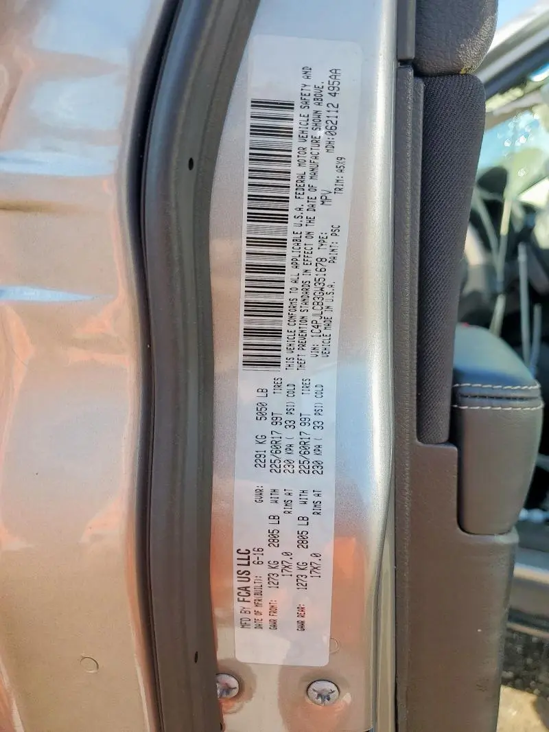 2016 JEEP CHEROKEE LATITUDE  