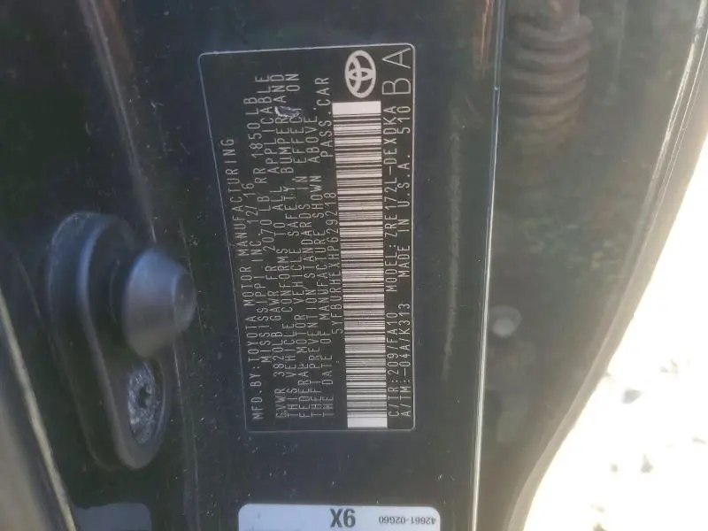 2017 TOYOTA COROLLA L  