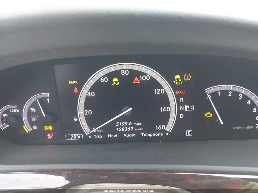 2013 MERCEDES-BENZ S 550  