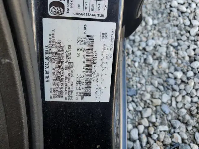 2012 FORD FUSION SEL  