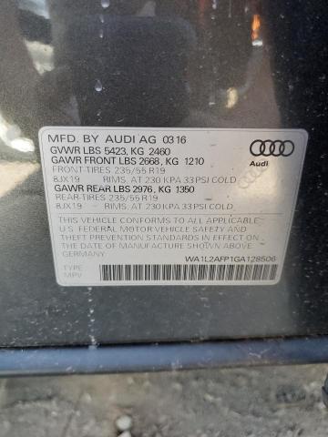 2016 AUDI Q5 PREMIUM PLUS