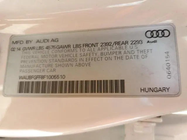 2015 AUDI A3 PREMIUM