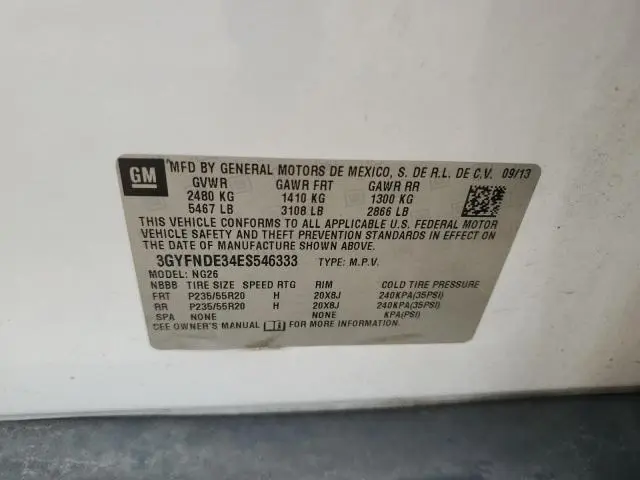 2014 CADILLAC SRX PREMIUM COLLECTION  