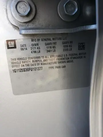 2015 CHEVROLET IMPALA LT  