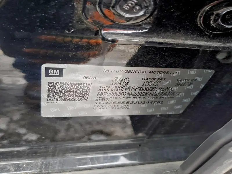 2018 BUICK LACROSSE PREMIUM  