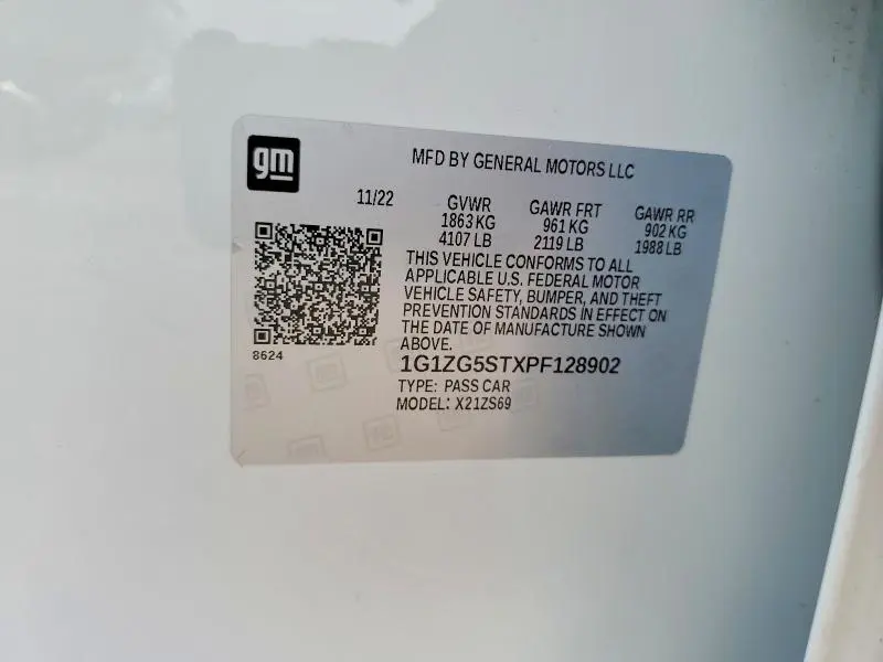 2023 CHEVROLET MALIBU RS  