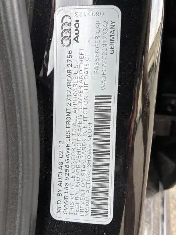 2012 AUDI A6 PRESTIGE  