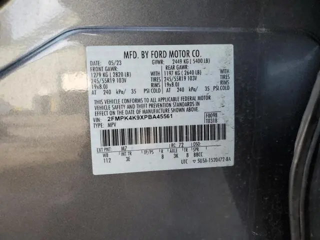 2023 FORD EDGE TITANIUM  