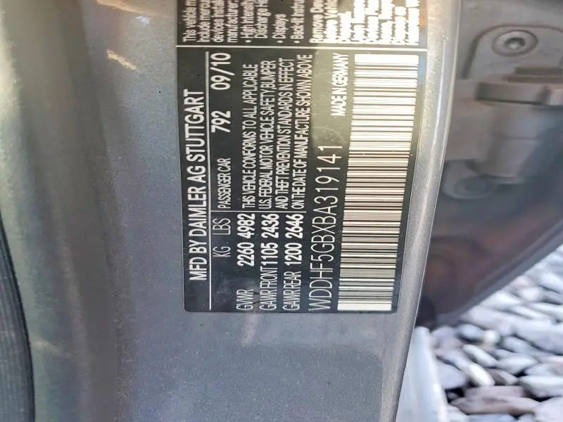 2011 MERCEDES-BENZ E 350  