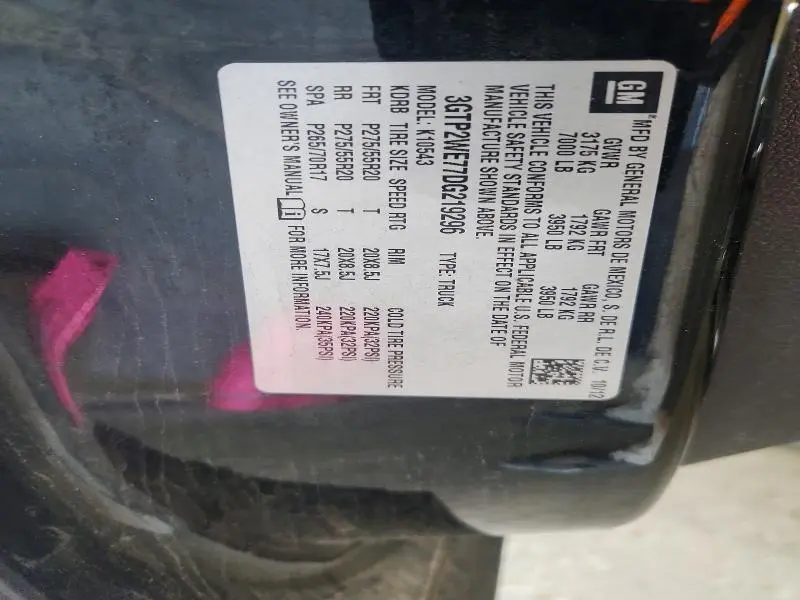 2013 GMC SIERRA K1500 SLT  