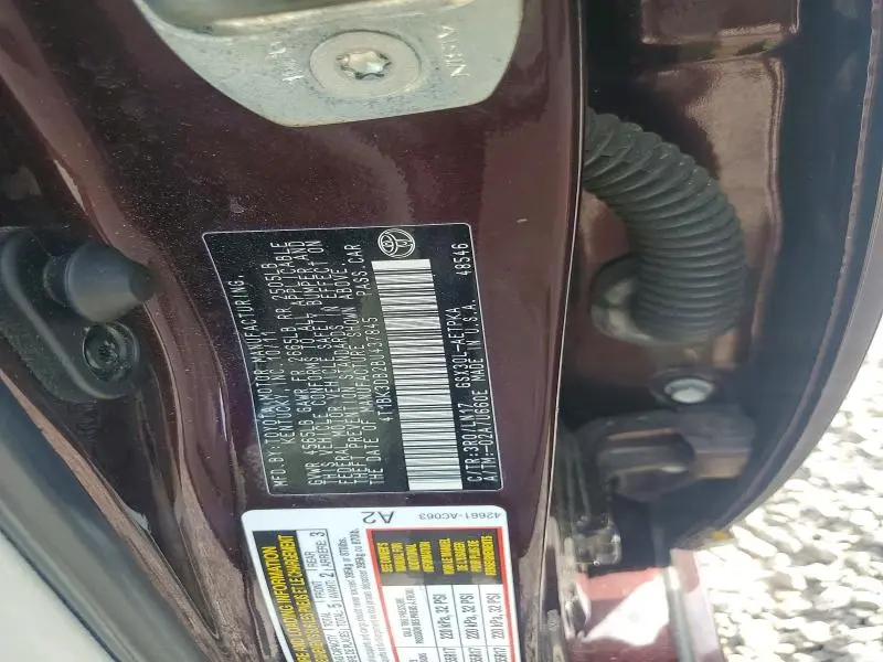 2011 TOYOTA AVALON LIMITED  