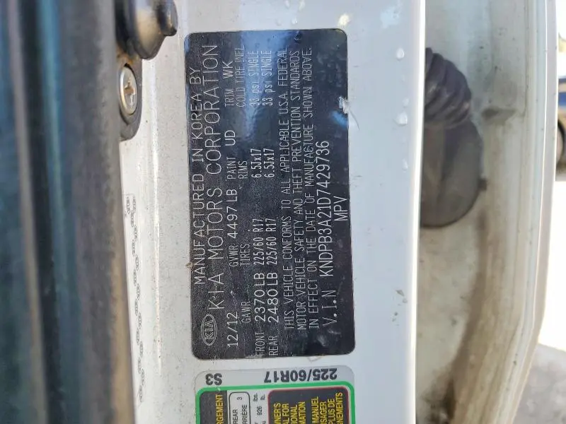 2013 KIA SPORTAGE BASE  