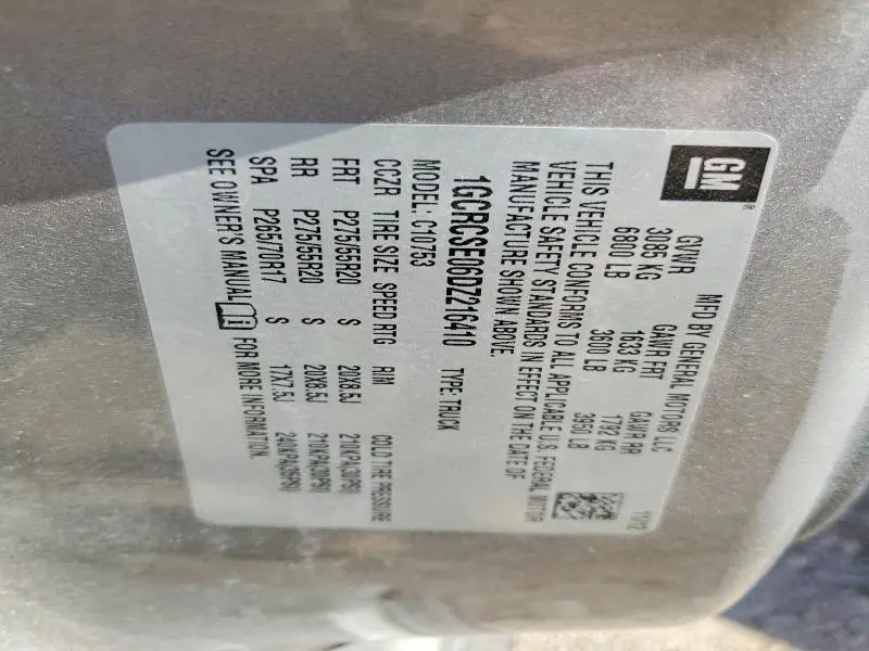 2013 CHEVROLET SILVERADO C1500 LT  