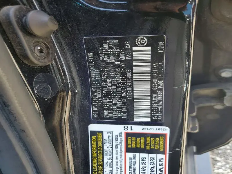 2014 TOYOTA AVALON LIMITED  