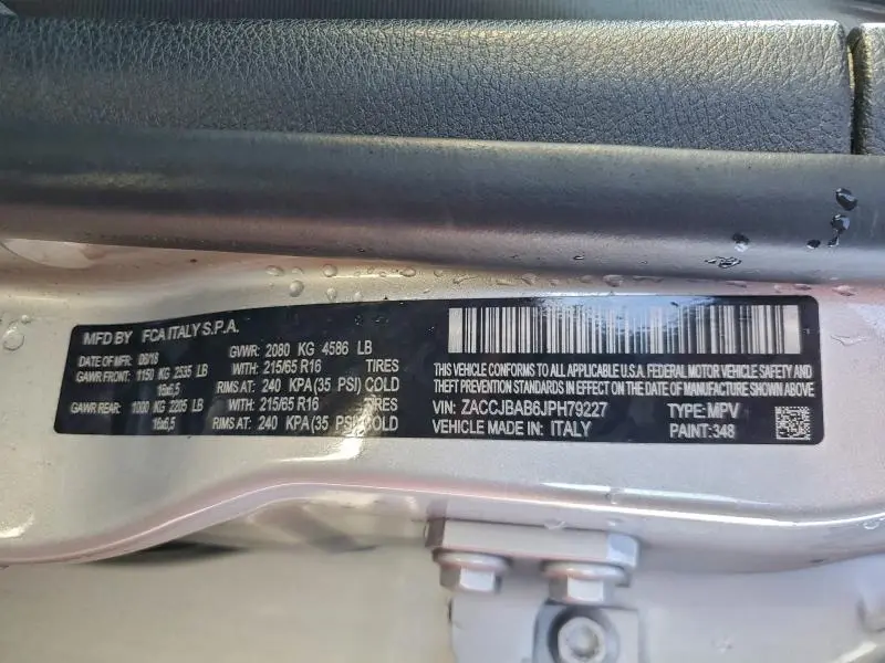 2018 JEEP RENEGADE SPORT  