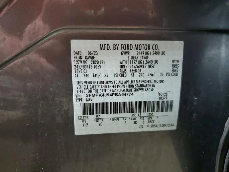 2023 FORD EDGE SEL  