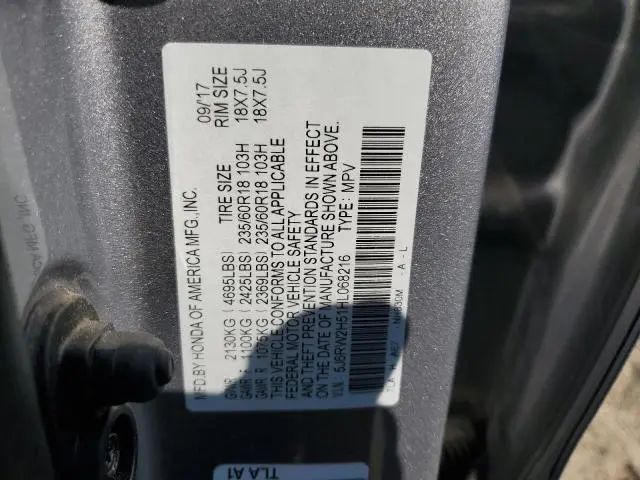 2017 HONDA CR-V EX  