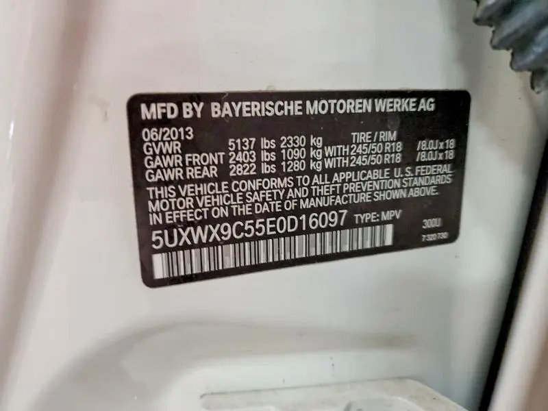 2014 BMW X3 XDRIVE28I  