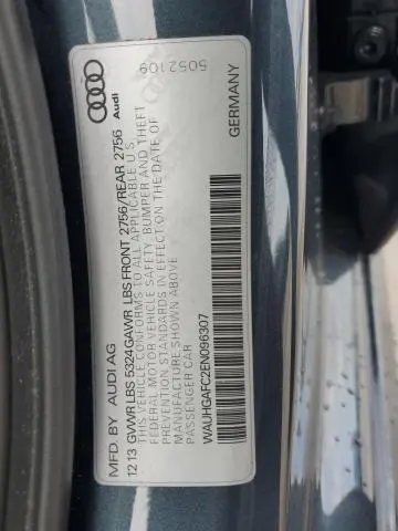 2014 AUDI A6 PRESTIGE  