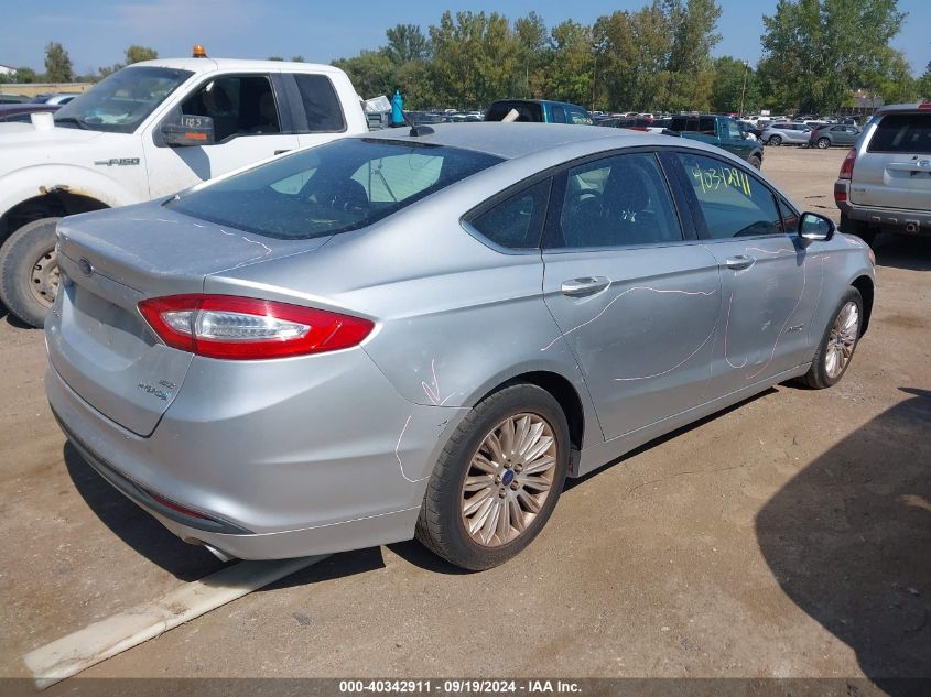 2013 FORD FUSION HYBRID SE