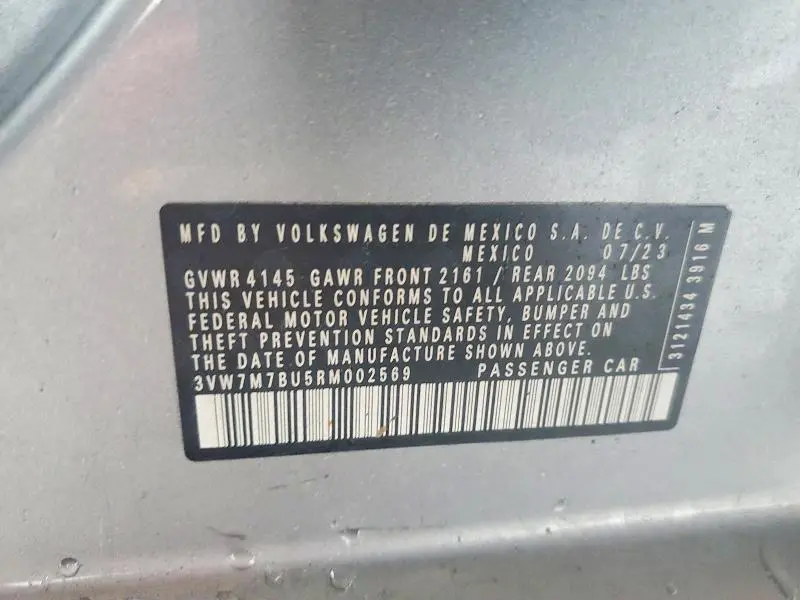 2024 VOLKSWAGEN JETTA SE  