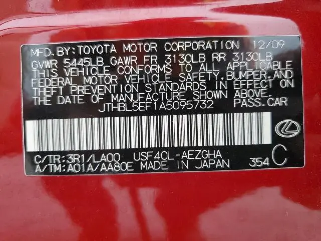 2010 LEXUS LS 460  