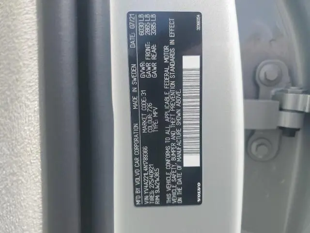 2022 VOLVO XC90 T6 INSCRIPTION  