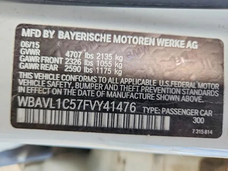 2015 BMW X1 XDRIVE28I  