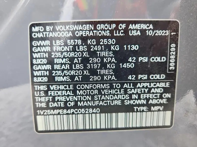 2023 VOLKSWAGEN ID.4 S  