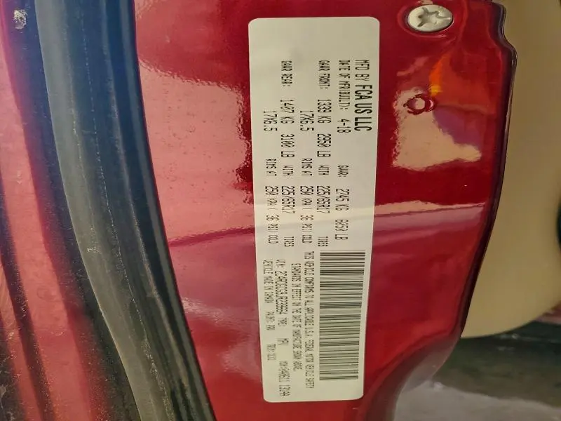 2018 DODGE GRAND CARAVAN SXT  