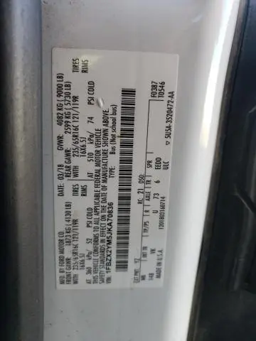 2018 FORD TRANSIT T-350