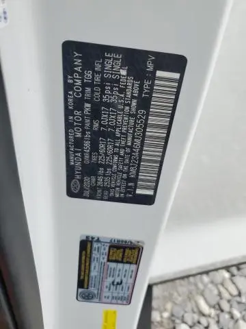 2021 HYUNDAI TUCSON SE  