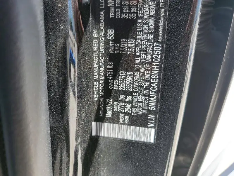 2022 HYUNDAI TUCSON SEL  