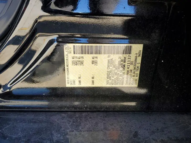 2017 NISSAN MAXIMA 3.5S  