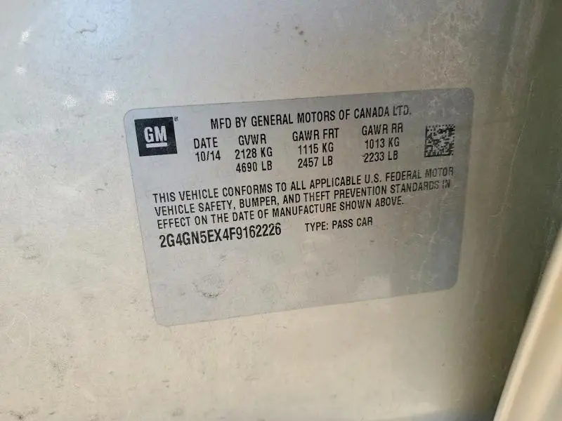 2015 BUICK REGAL PREMIUM  