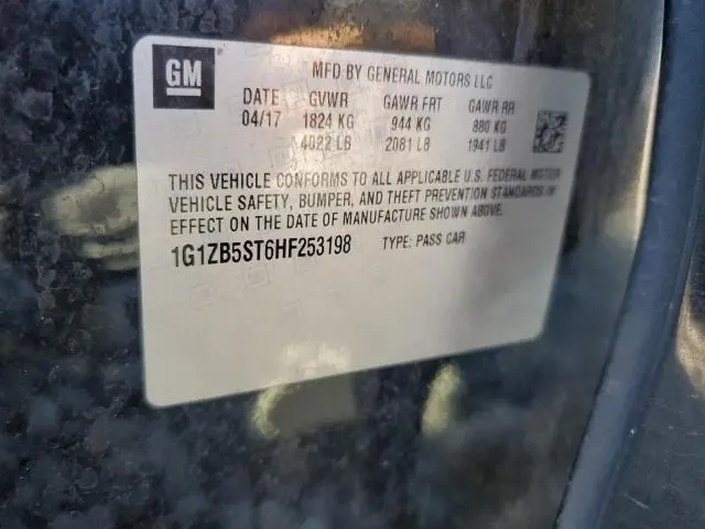 2017 CHEVROLET MALIBU LS  