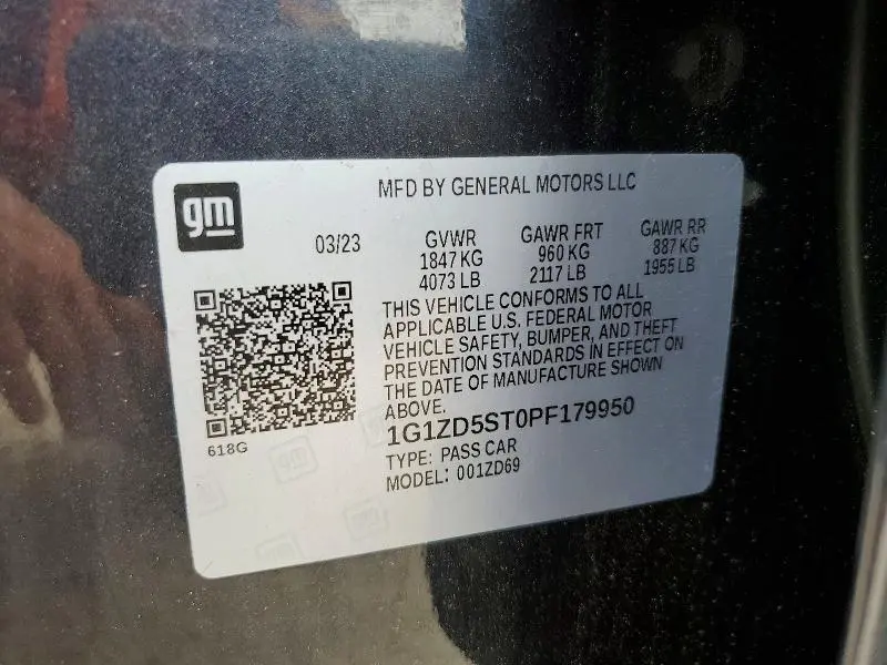 2023 CHEVROLET MALIBU LT  