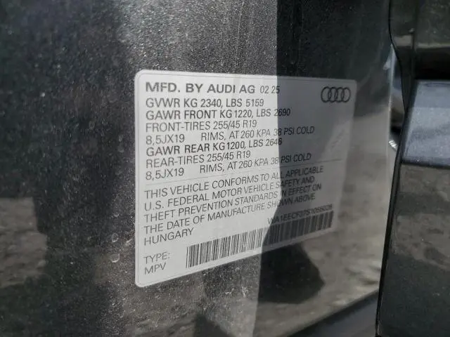 2025 AUDI Q3 PREMIUM PLUS S LINE 45  