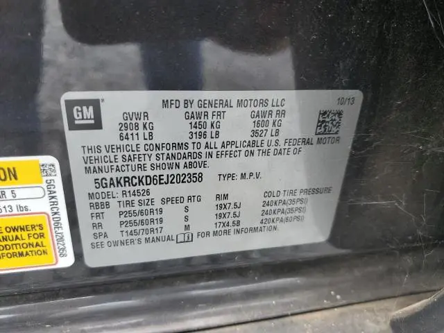 2014 BUICK ENCLAVE   