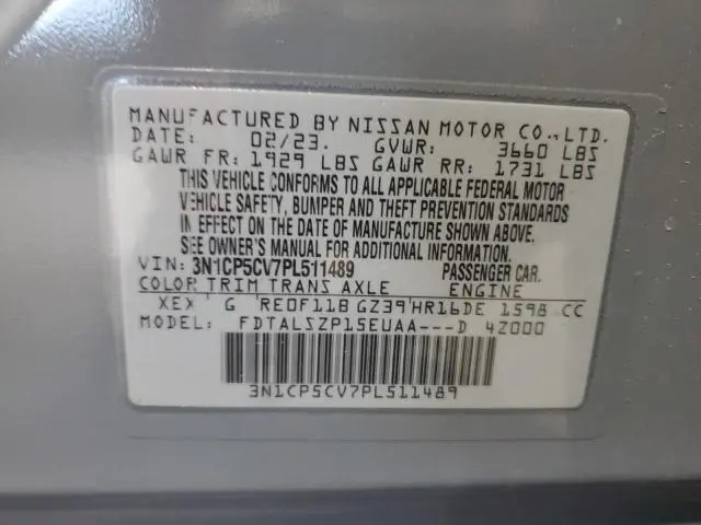 2023 NISSAN KICKS SV  