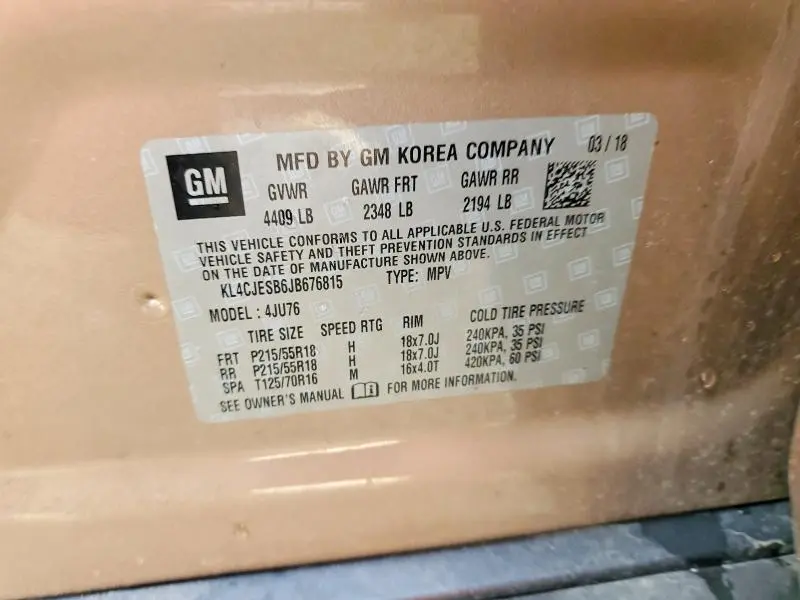 2018 BUICK ENCORE PREFERRED  