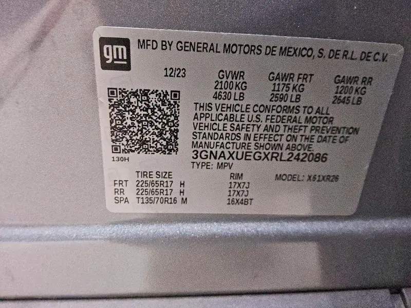 2024 CHEVROLET EQUINOX LT  